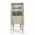 Wózek Doll Pram Retro Rattan, Grey