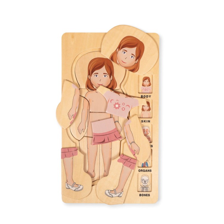 Puzzle "My Body", dziewczynka - Mamamemo