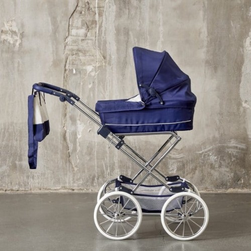 Wózek Doll Pram Deluxe - Blue