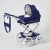 Wózek Doll Pram Deluxe - Blue