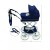 Wózek Doll Pram Deluxe - Blue