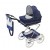 Wózek Doll Pram Deluxe - Blue