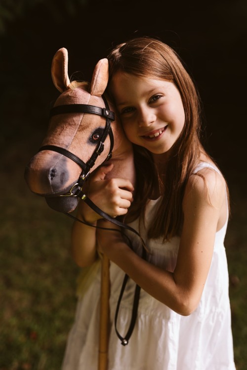 Hobby Horse - Koń na kiju hobbystyczny z otwartą buzią Spirit - by Astrup N2025