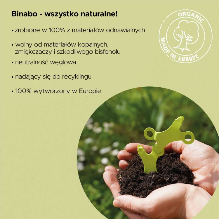 Binabo klocki - 24 el. mix kolorów