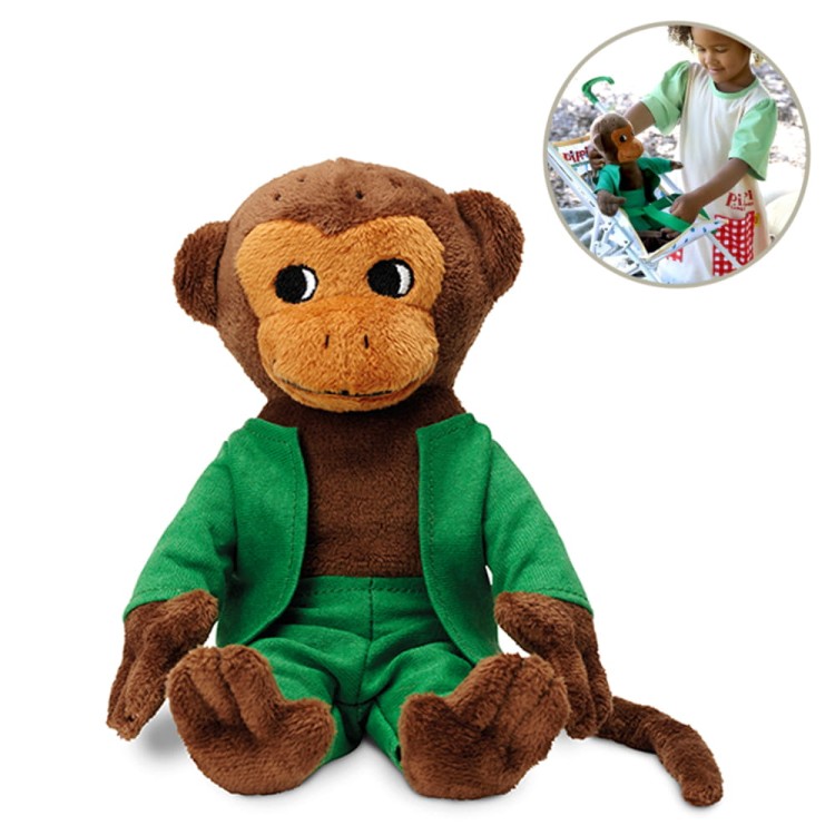 Maskotka małpka Pippi Langstrumpf Pan Nilsson 23 cm, przytulanka dla dzieci
