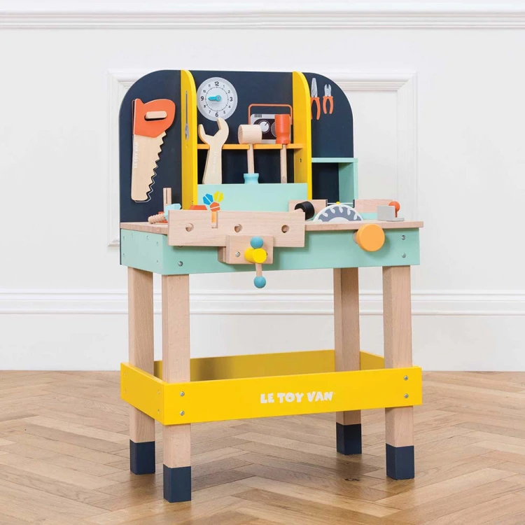 Drewniany warsztat z narzędziami Alexa, zestaw majsterkowicza, Le Toy Van
