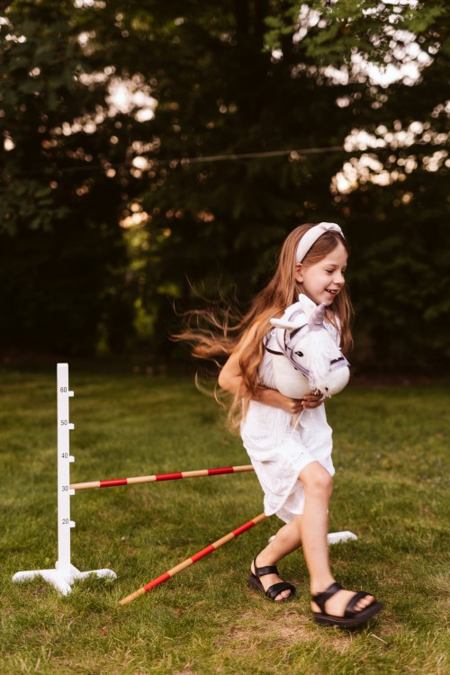 Róg i kantar jednorożca do Hobby Horse, fioletowy  (Akcesorium) 